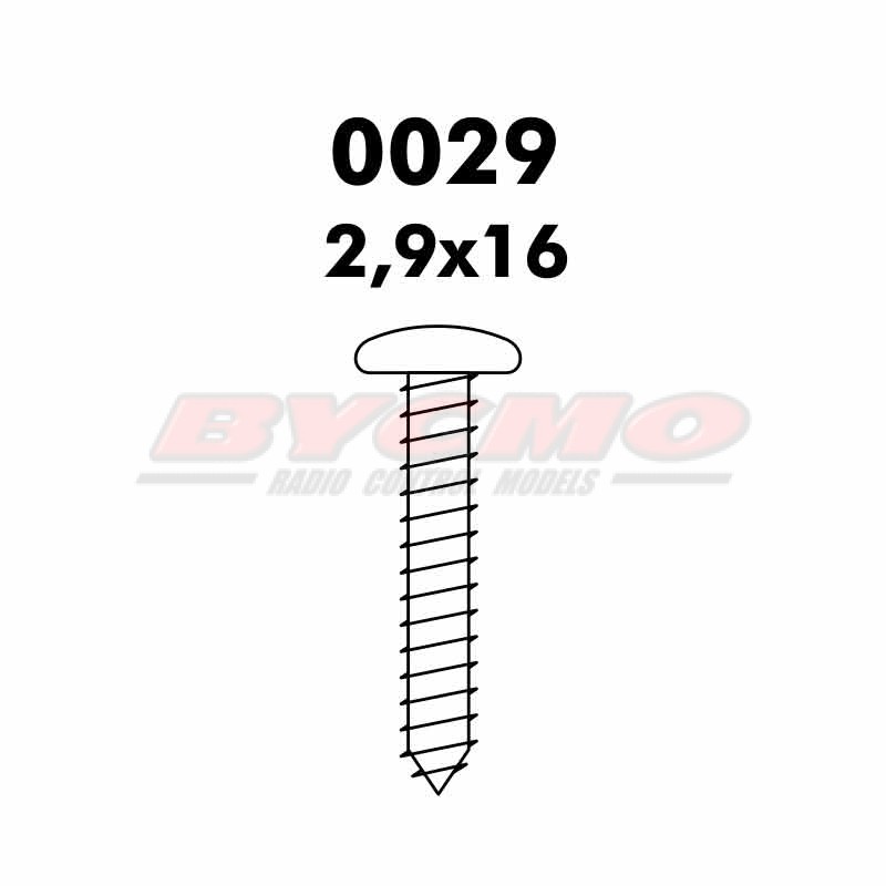 TORNILLO PARKER 2,9x16 D.7981 (12ud.)