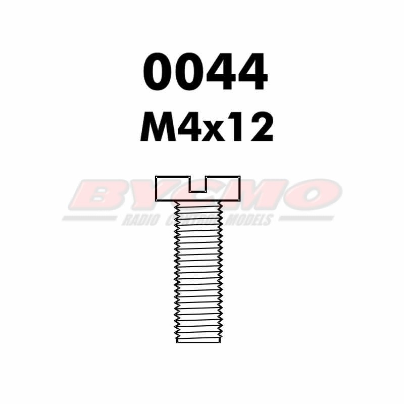 TORNILLO M4x12 D.84 (12ud.)