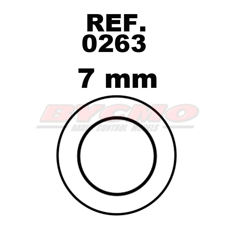 ARANDELA 7mm. (12ud.)