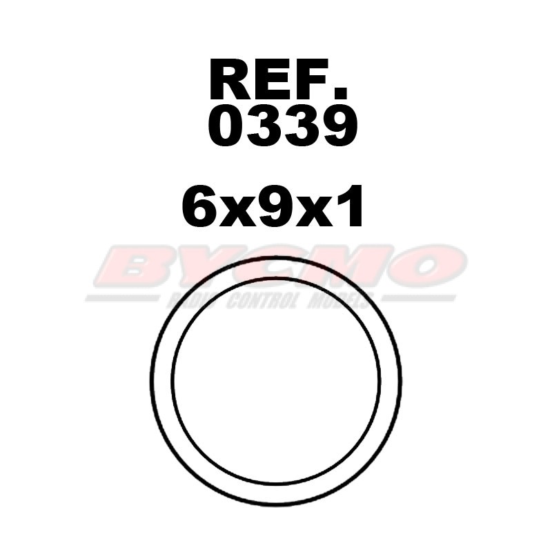 ARANDELA 6x9x1 (12ud.)