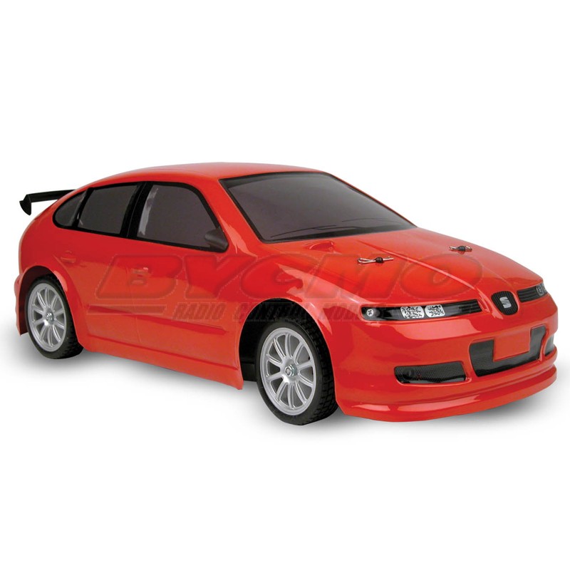 CARROCERIA SEAT LEON SPORT 1/10 ELECTRICO (ROJA DECORADA) (1ud.)