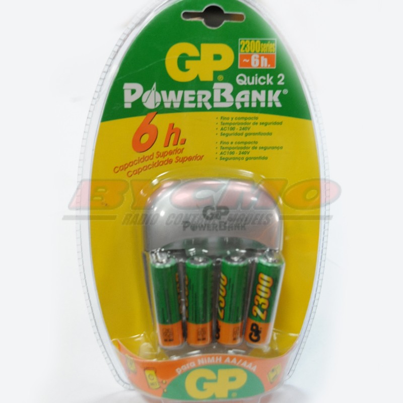 CARGADOR DE BATERIAS GDP QUICK -2 6 H. 2300 mAh.