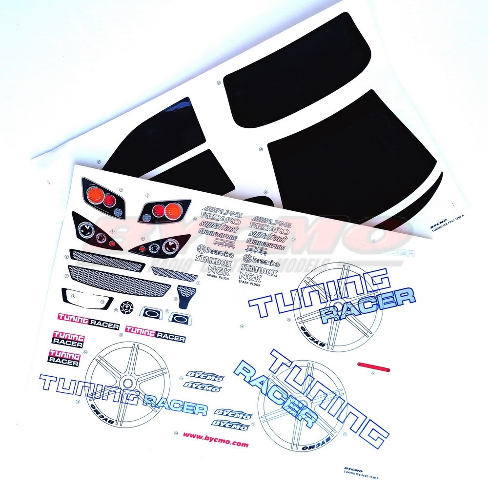 DECORACION TUNING ICE FFX3 1/7 (1 ud. 3 hojas)
