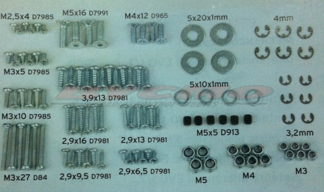 BOLSA TORNILLERIA STANDARD 1/7 (1ud.)
