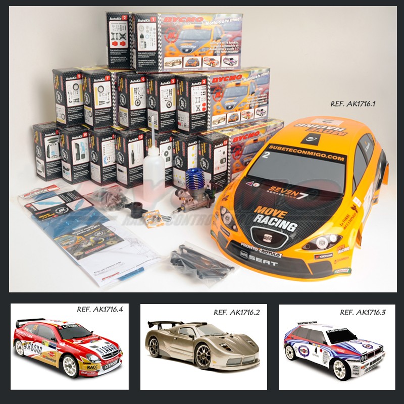 AutoKit GT-2 EVO 1/7 +EQUIPO R/C