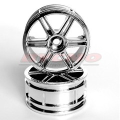 LLANTA CROMADA TUNING 1/10 HEX-12 MM