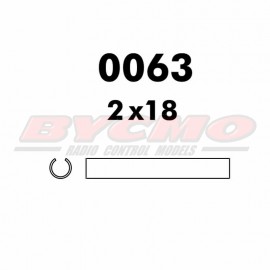 PASADOR ELASTICO 2x18 (6ud.)