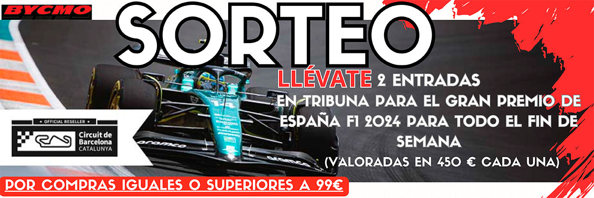 SORTEO 2 ENTRADAS INDIVIDUALES PARA 3 DIAS EN TRIBUNA PARA EL GRAN PREMIO DE ESPAÑA DE FORMULA 1 2024